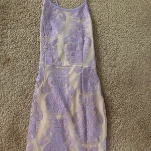 Purple Lace Dress